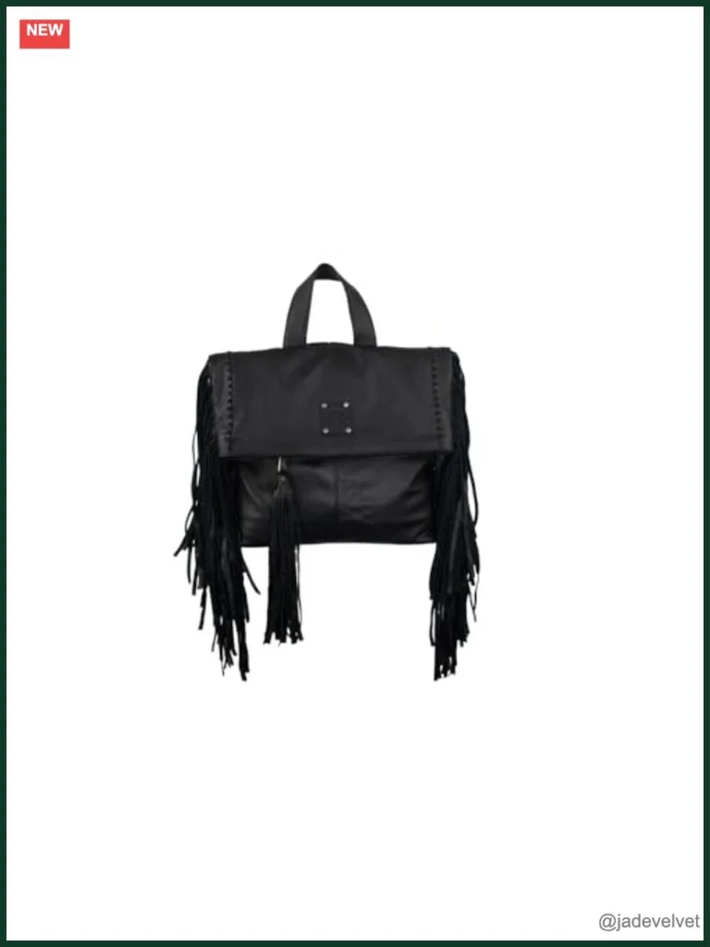 Authentic Buffalo Leather Backpack with Padded Laptop Pocket